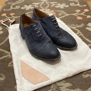 The Office of Angela Scott grey suede oxfords - sz 39.5